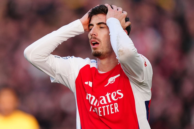 Kai Havertz out for the season as Arsenal confirm hamstring injury