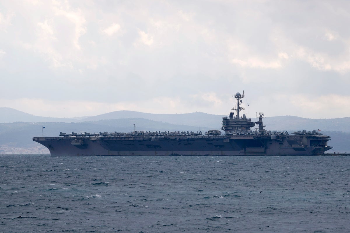 US aircraft carrier in crash with ship near Egypt