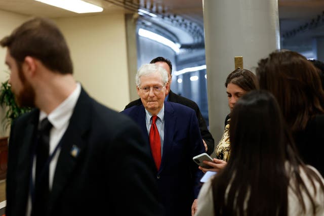 <p>Mitch McConnell, no longer leader of the Senate GOP, is suddenly comfortable being on the losing side of votes.</p>