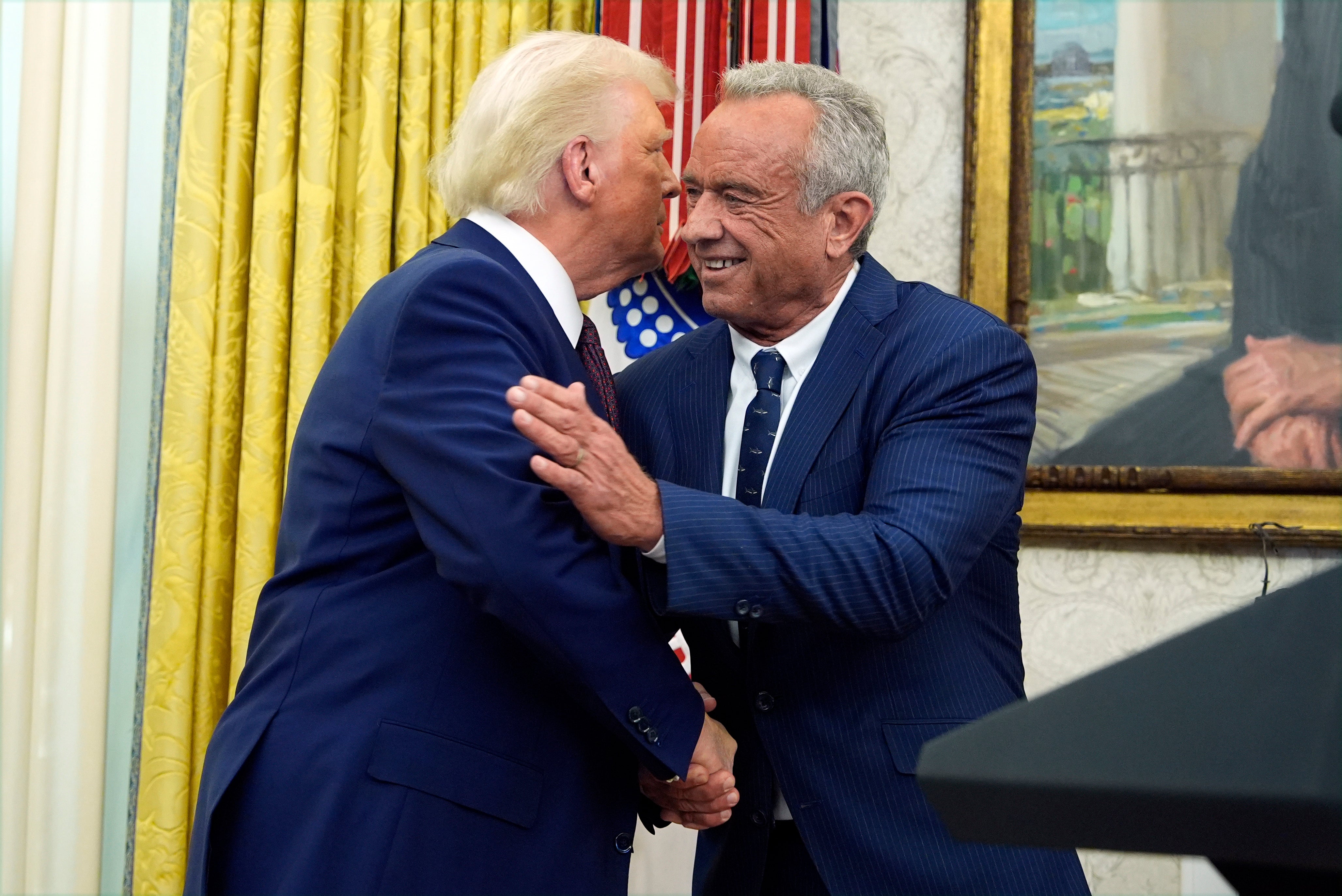 APTOPIX Trump Kennedy