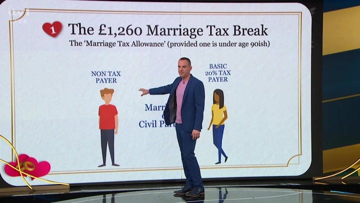 Martin Lewis shared multiple financial benefits to marriage on his TV show