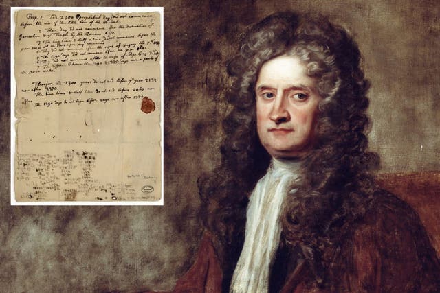 <p>Sir Isaac Newton predicted the end of times in the middle of the 21st century</p>