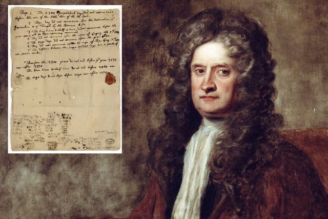 <p>Isaac Newton predijo el fin de los tiempos a mediados del siglo XXI</p>