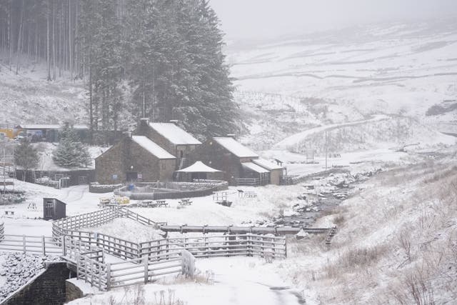 Snow could hit parts of northern England, the Met Office said (Owen Humphreys/PA)