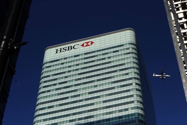 HSBC, which is the UK’s largest bank, is set to publish its annual results on Wednesday (PA)