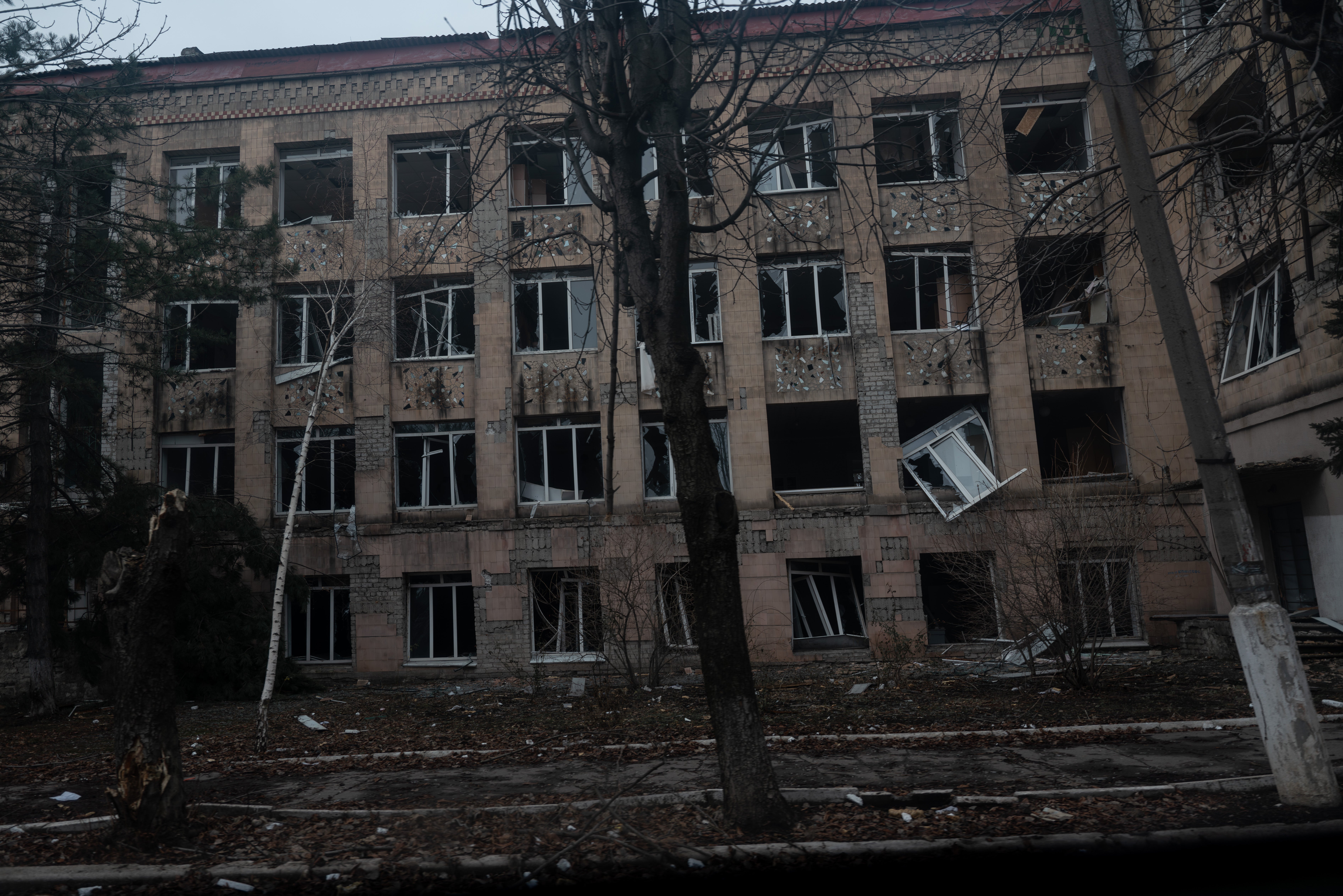 Mr Scott was attacked in Pokrovsk on the frontline