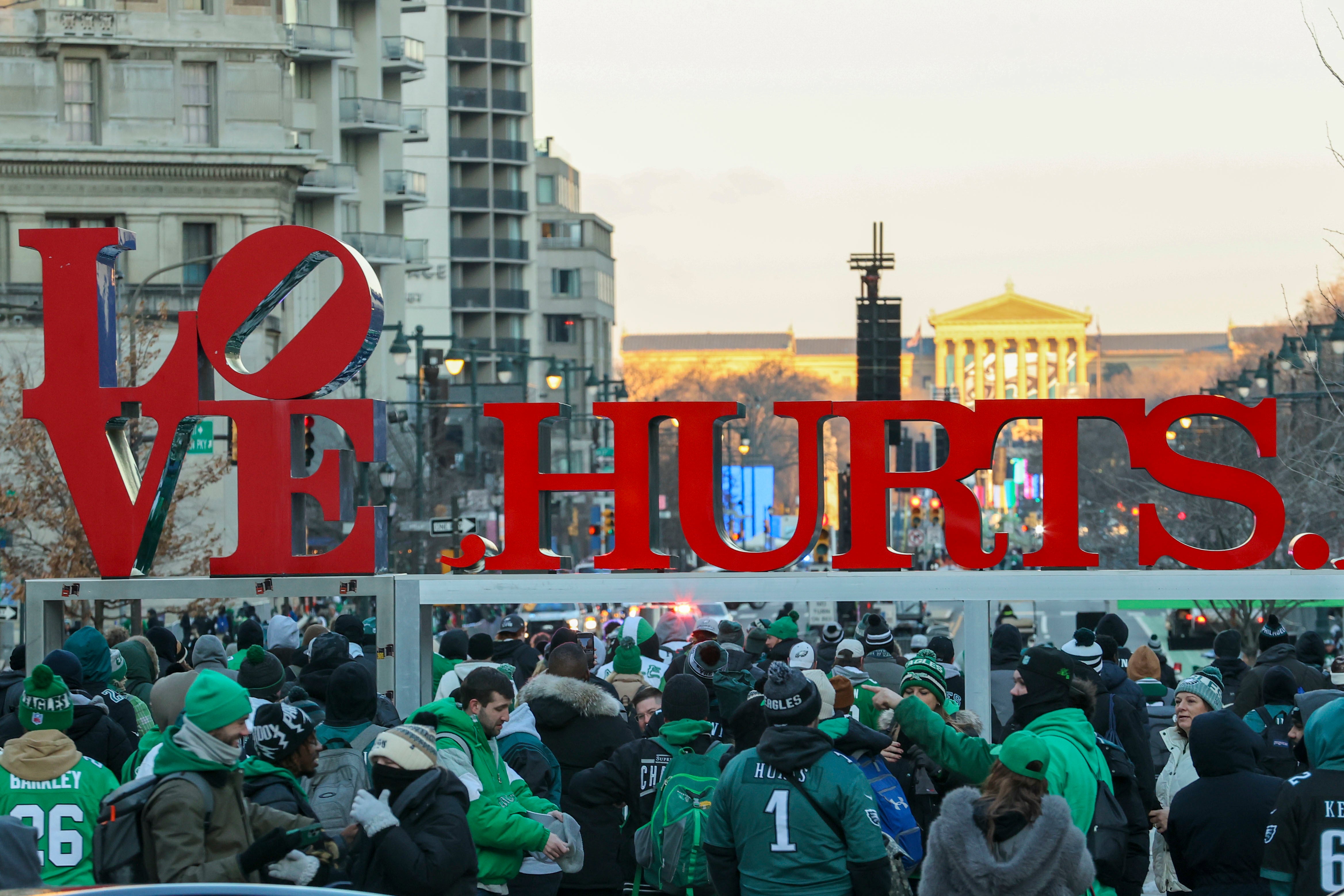 SUPER BOWL EAGLES-DESFILE