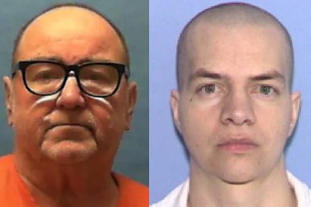 <p>James Dennies Ford (left) and Richard Lee Tabler (right) were both executed on Thursday in Florida and Texas, respectively</p>