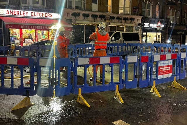 Thames Water customers in Crystal Palace, south London have been without water for several days (Leigh McAlpine/PA)