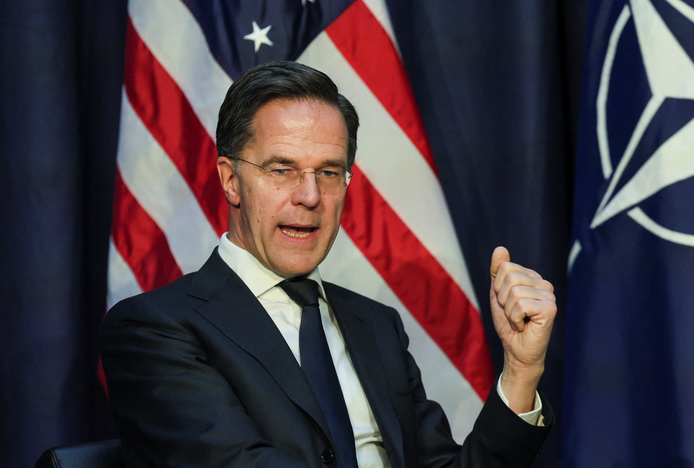 NATO secretary general Mark Rutte