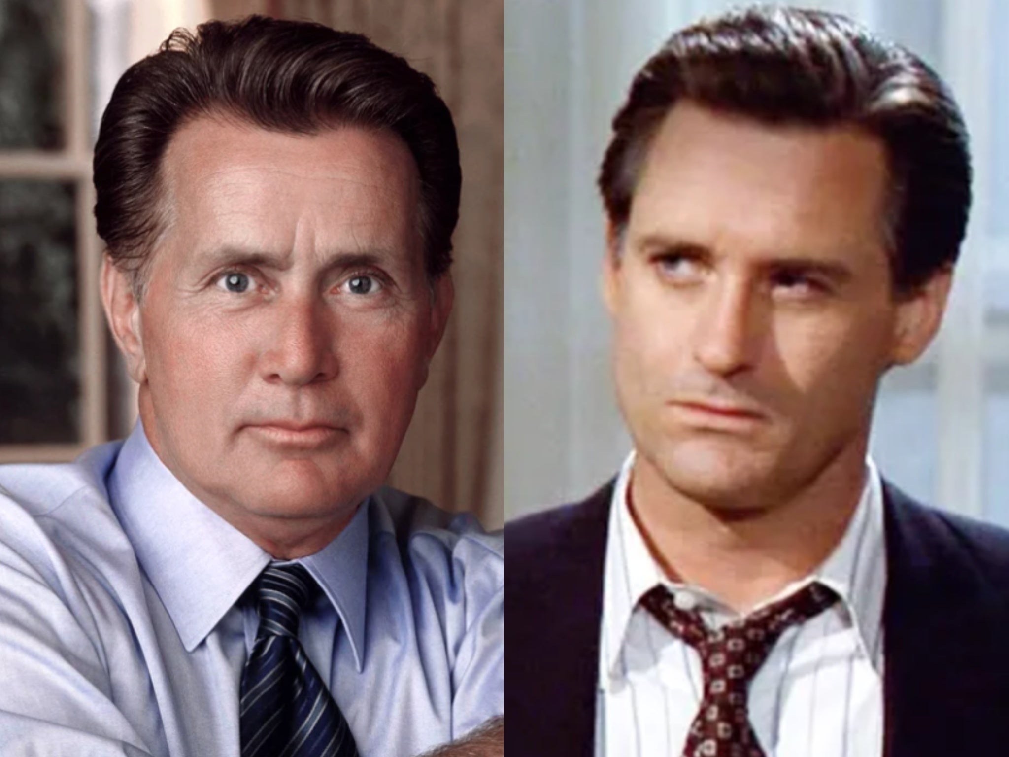 Martin Sheen and Bill Pullman as very earnest US presidents in ‘The West Wing’ and ‘Independence Day’