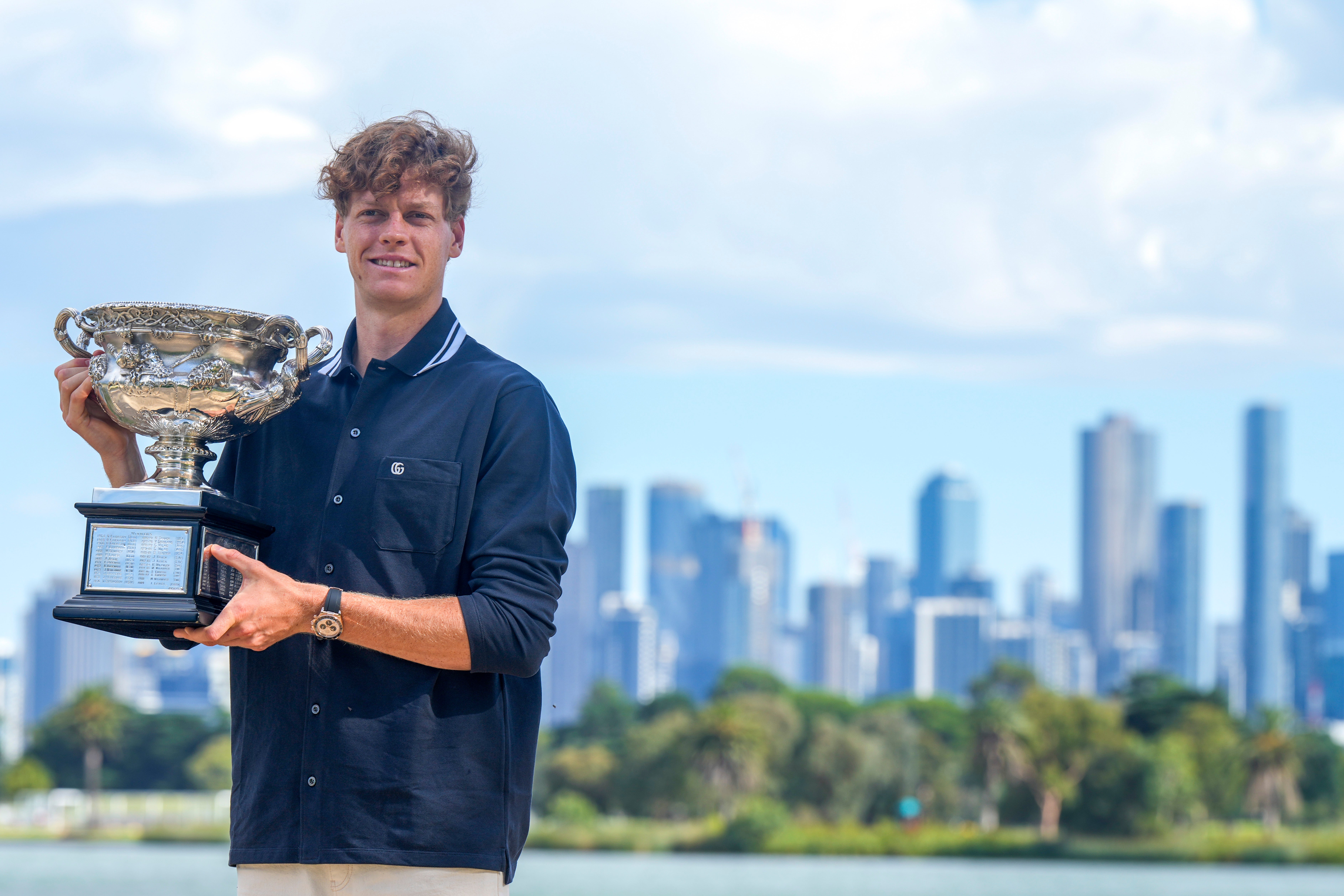 <p>Sinner won the Australian Open last month</p>
