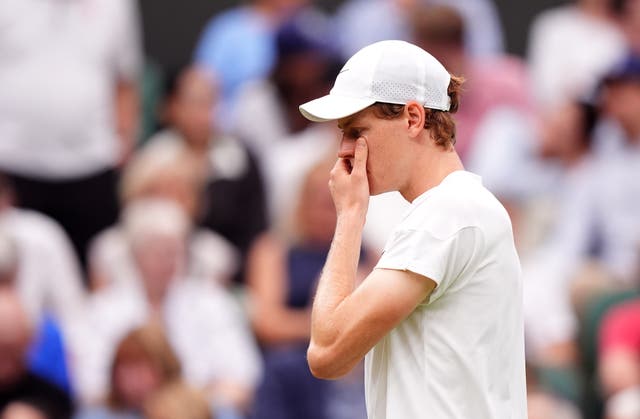 <p>Jannik Sinner has accepted a three-month ban from tennis after two positive drugs tests (Zac Goodwin/PA)</p>