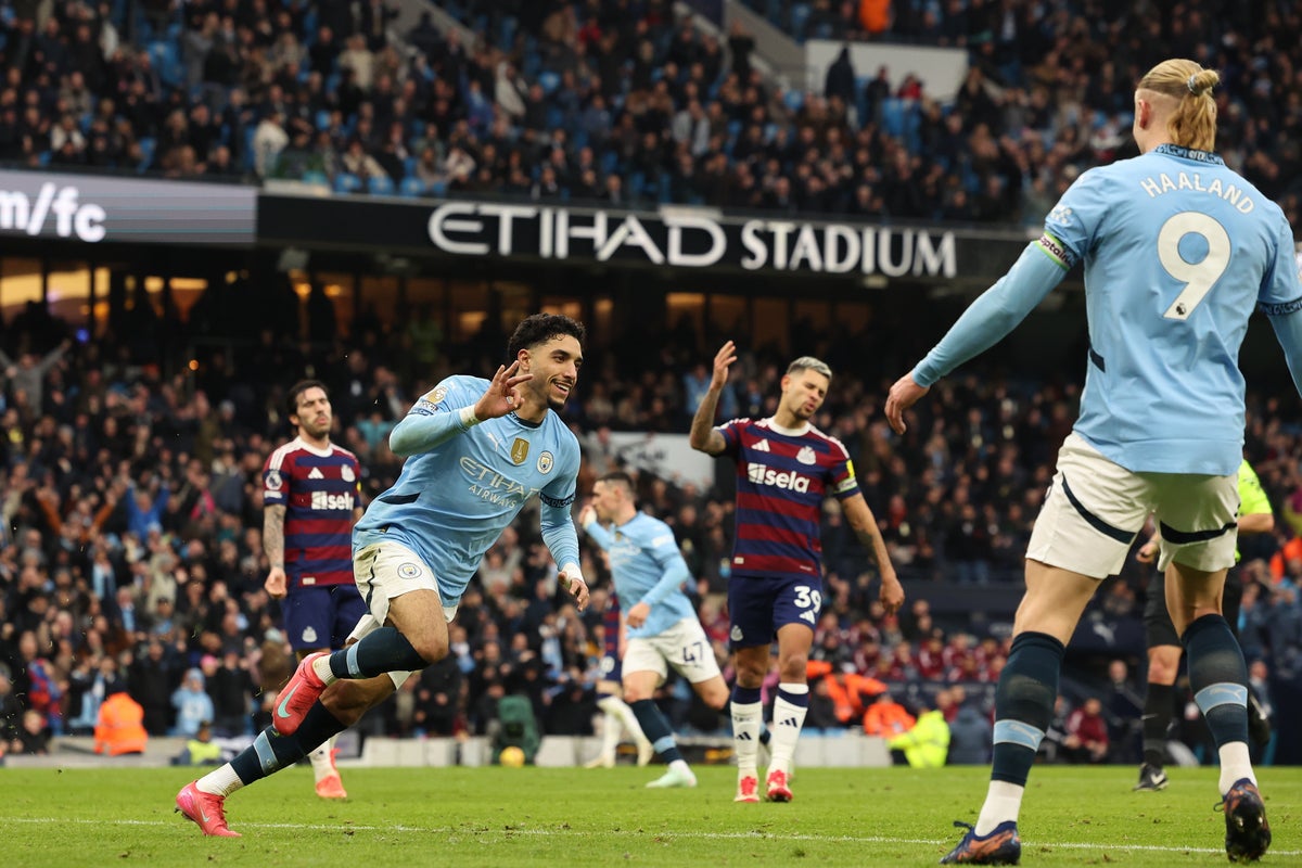 Man City v Newcastle LIVE: Latest score in Premier League