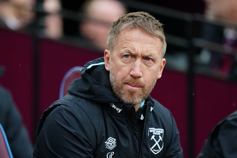 Graham Potter admits his start to life at West Ham has not gone how he wanted