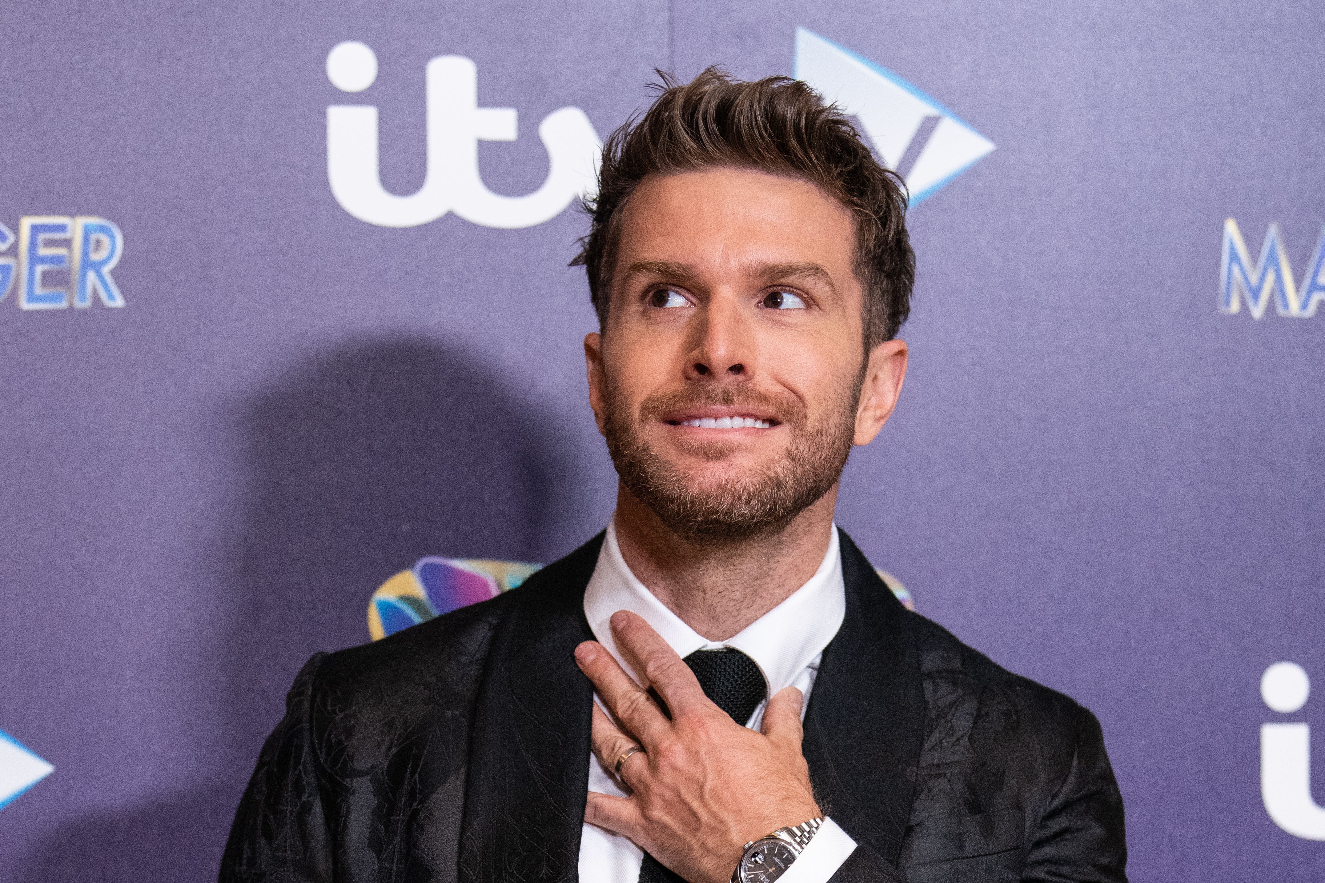 Joel Dommett opened the final of the series (Scott Garfitt/PA)