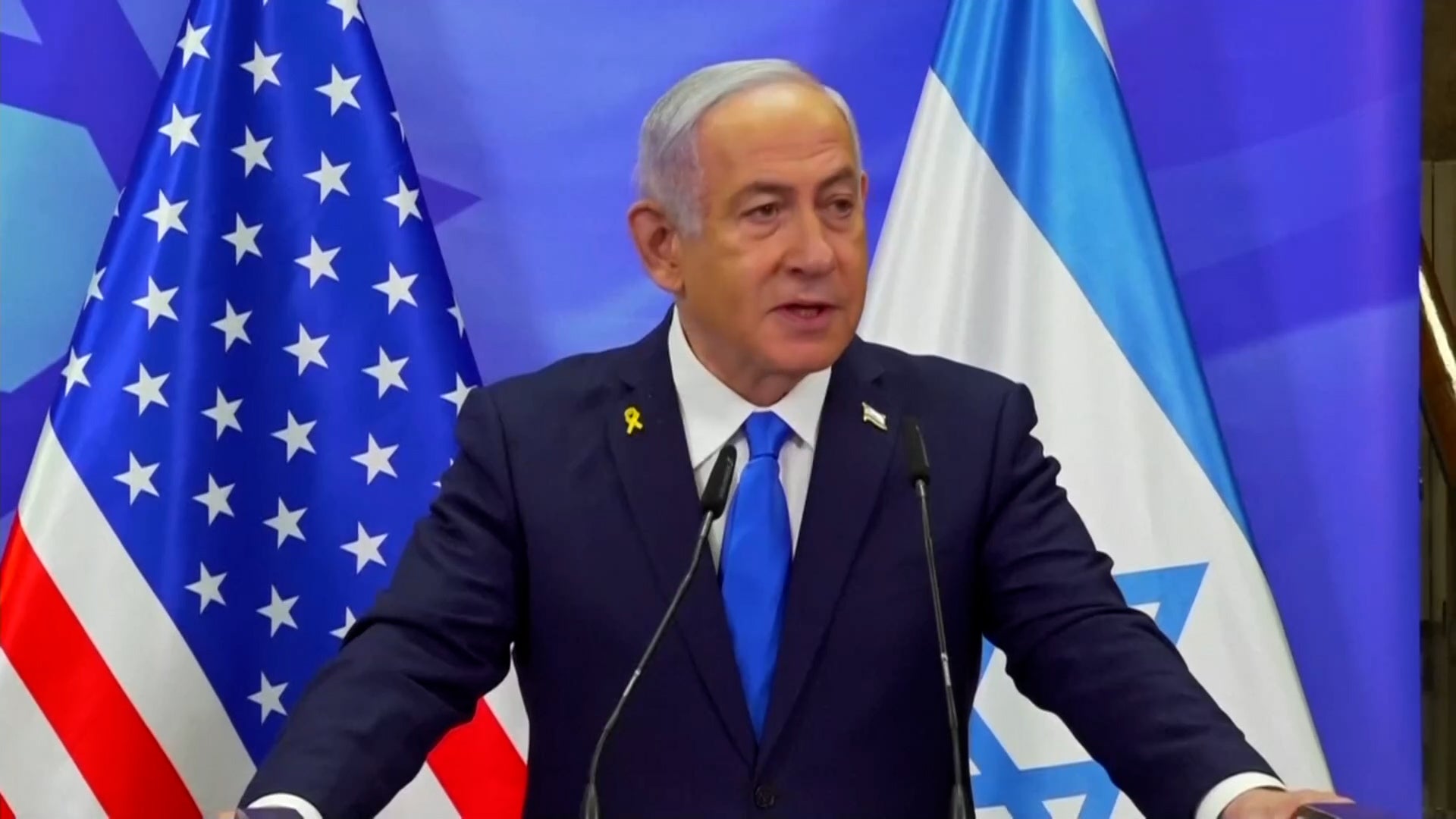 <p>Netanyahu says Trump is 'greatest friend Israel has ever had in the White House'</p>