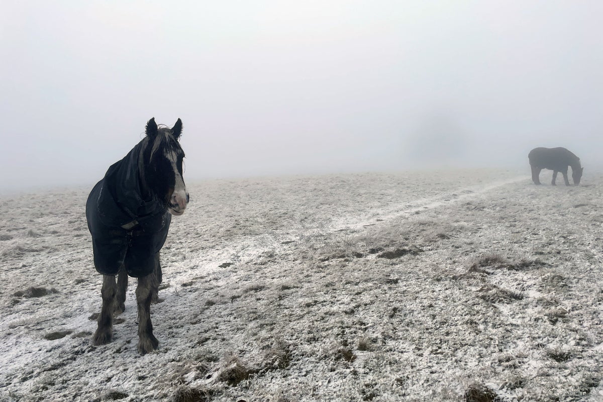 Rain and snow will see out weekend but temperatures due to rise next week