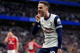 James Maddison opened the scoring for Tottenham (John Walton/PA)