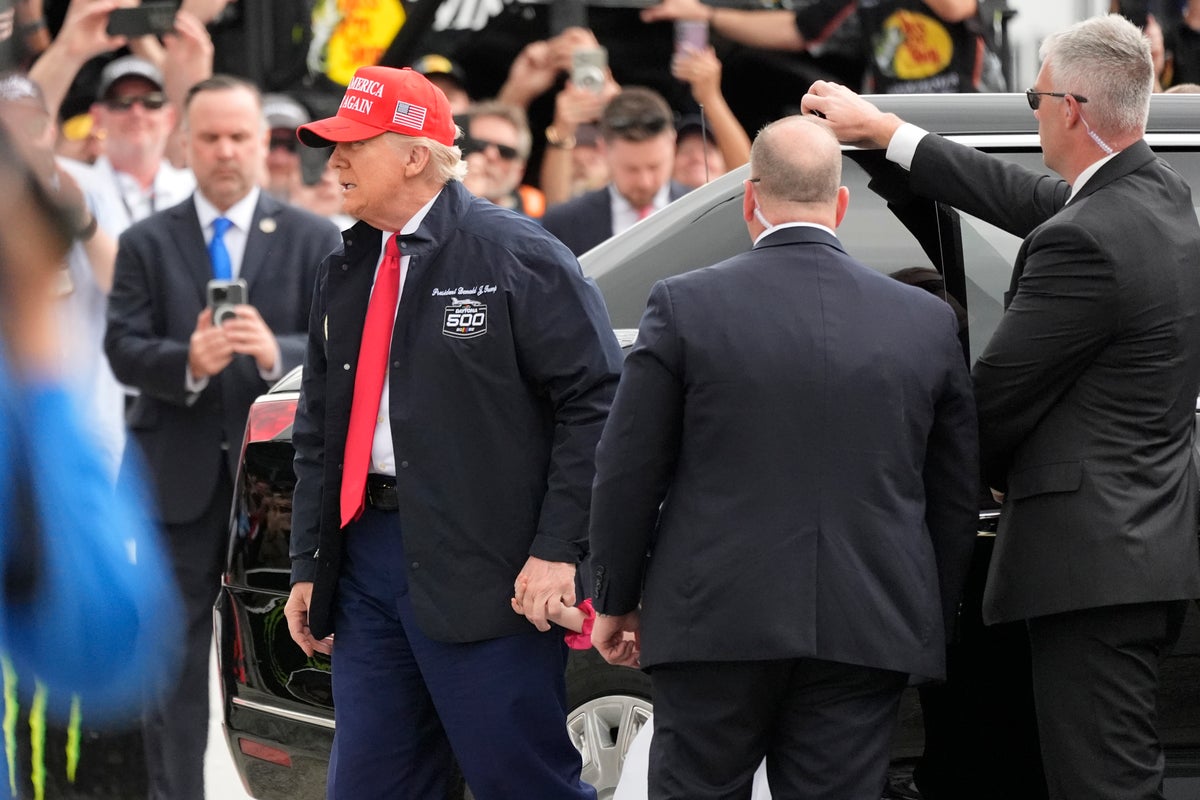 Trump takes a lap at Daytona as Elon Musk reportedly seeks access to personal taxpayer data: Live