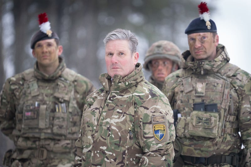 Starmer says he is willing to put British troops in Ukraine to face down Putin