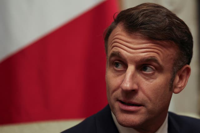 <p>French President Emmanuel Macron</p>