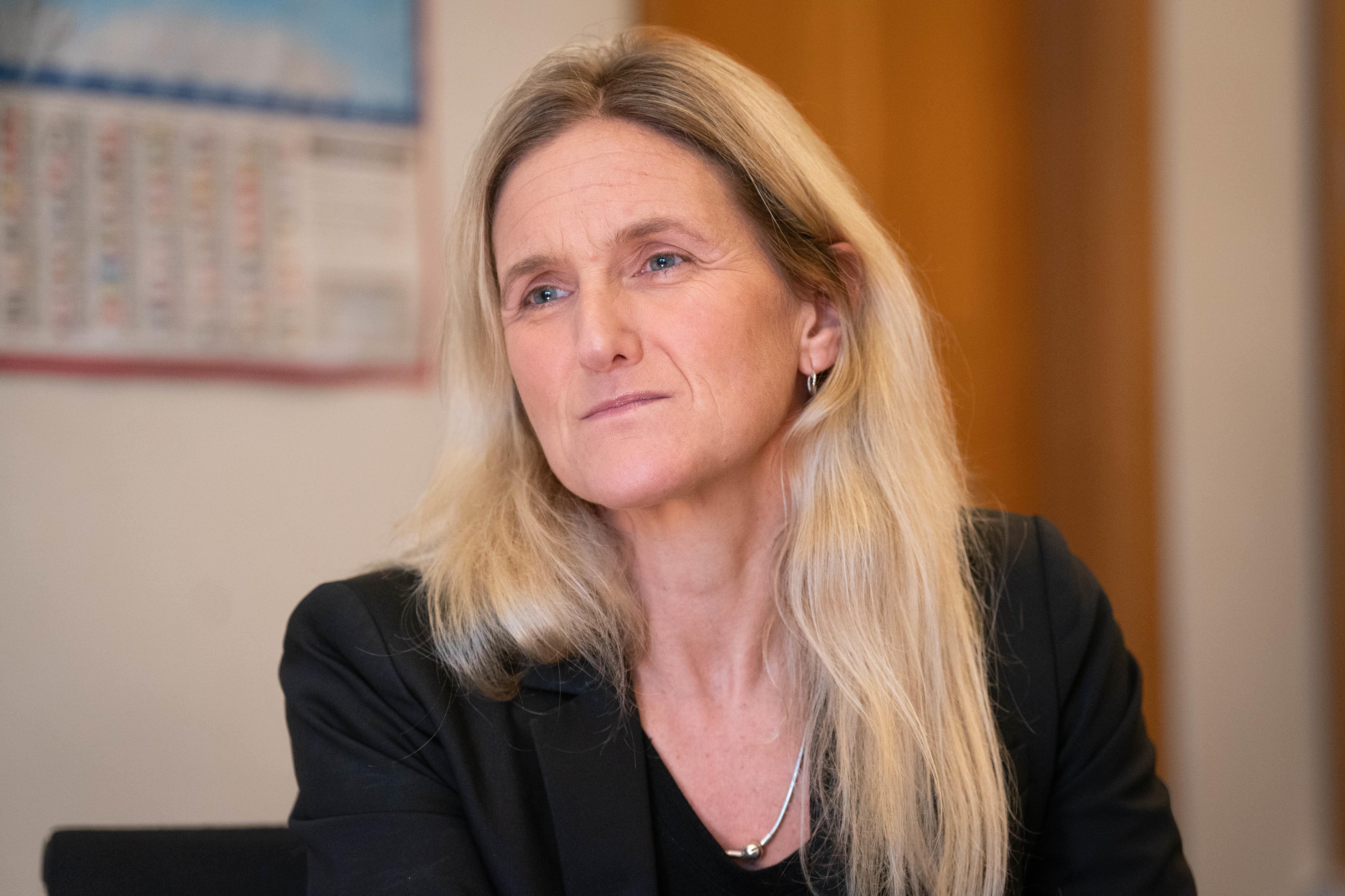 Labour MP Kim Leadbeater in her office in the Houses of Parliament, London (PA)