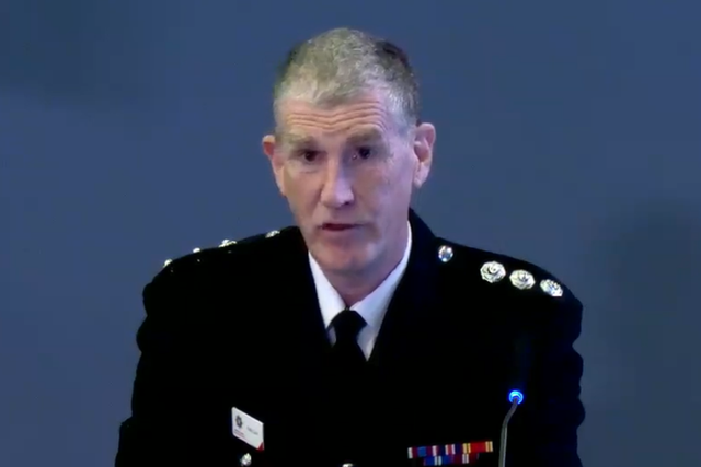 Paddy Quinn from the NI Fire and Rescue Service gave evidence to the Omagh Bombing Inquiry (Omagh Bombing Inquiry/PA)