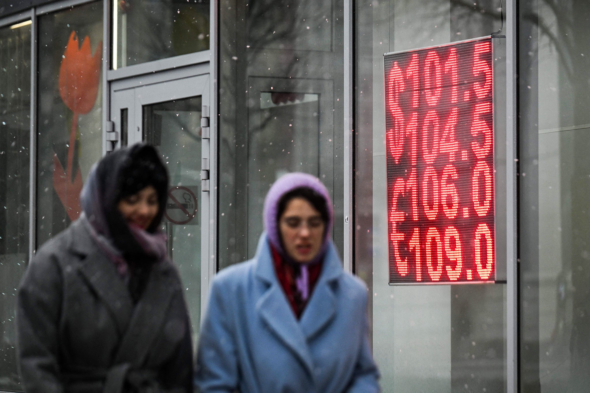 Russians face crippling interest rates of 21 per cent