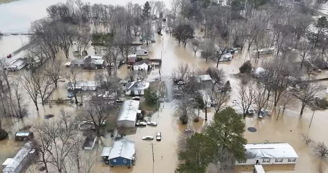 <p>As many as seven inches of flooding were reported in Kentucky over the weekend, as flash flooding ravaged the South and resulted in the deaths of 16 people. A levee broke in Tennessee, leading to the rescues and evacuations of hundreds</p>