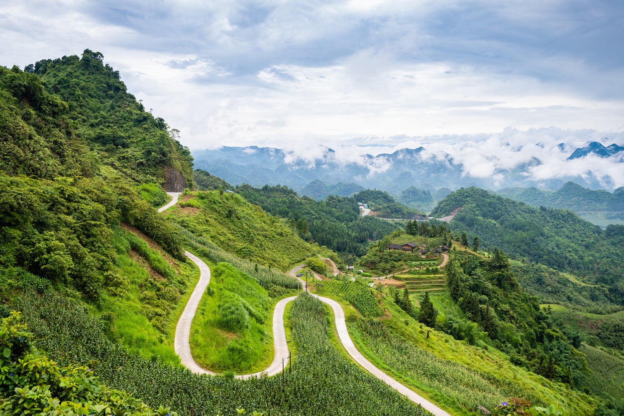 Hair-pin turns and winding roads make this route a challenging drive