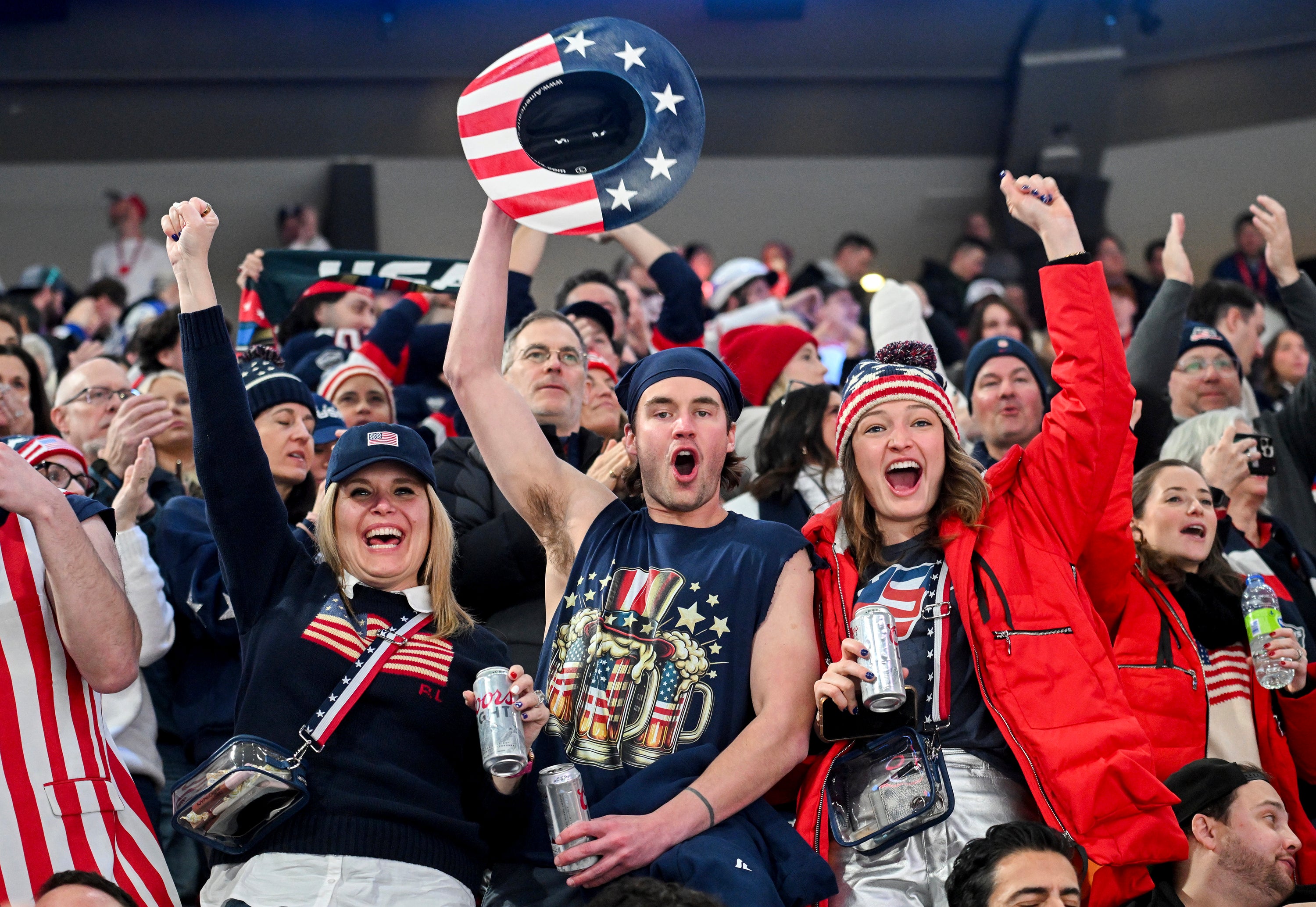 4 Nations USA Canada Hockey