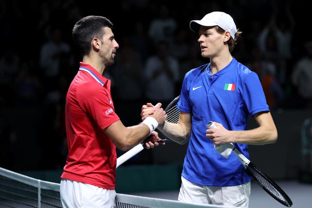<p>The punishment for Jannik Sinner’s (right) positive drugs tests has been criticised by Novak Djokovic (left)</p>