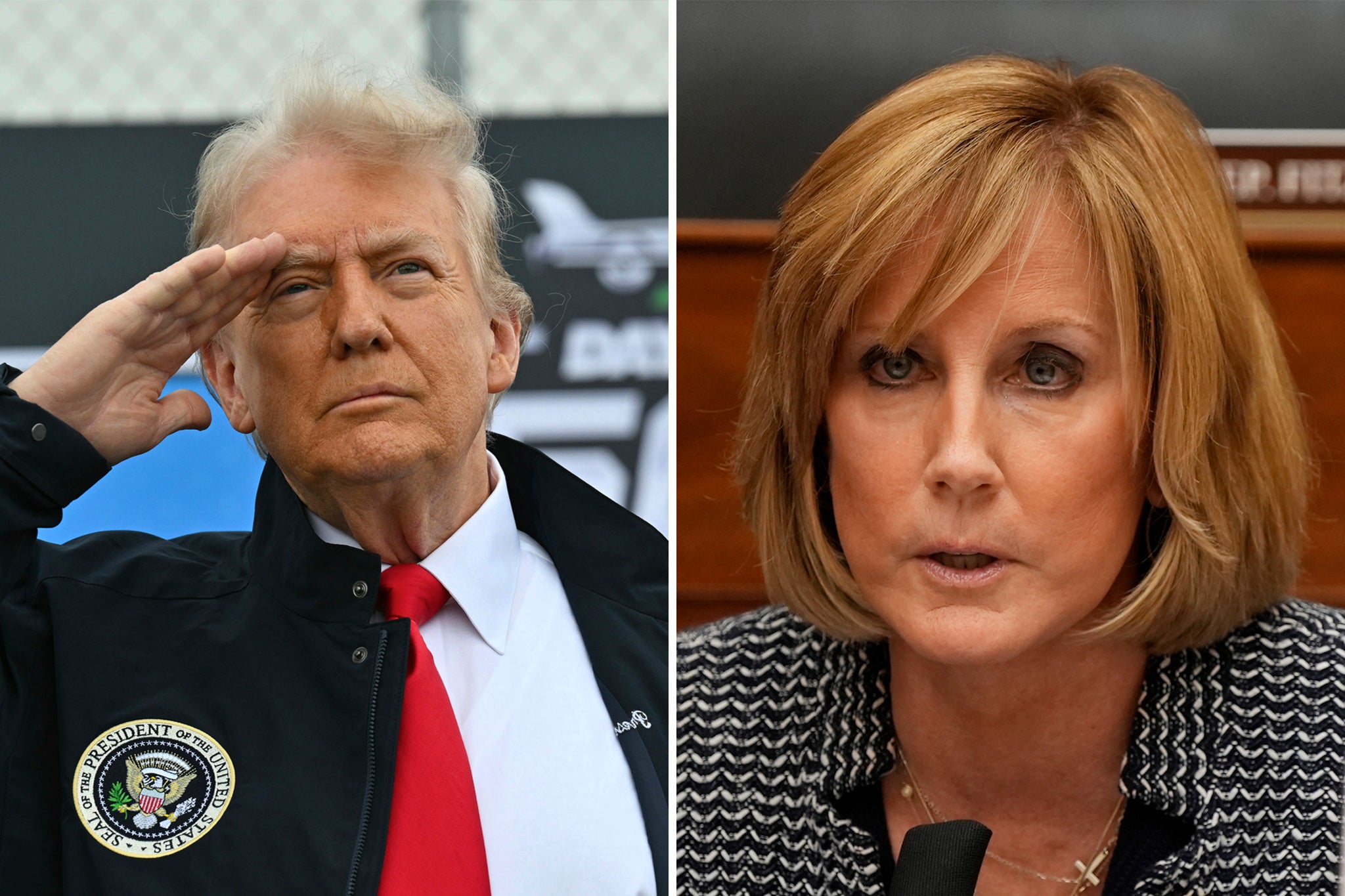 Congresswoman Claudia Tenney (right) introduces bill proposing President Trump’s Birthday should be made a federal holiday