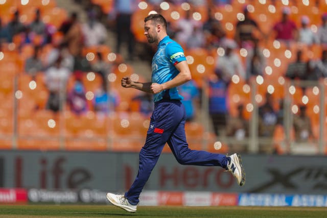 Mark Wood is hopeful of a memorable next 12 months with England (Ajit Solanki/AP)