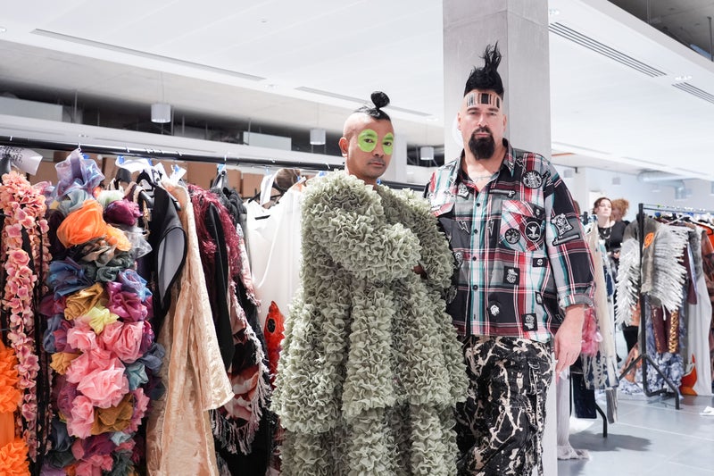 King Charles and eco-design duo turn Sandringham recycling into London Fashion Week collection