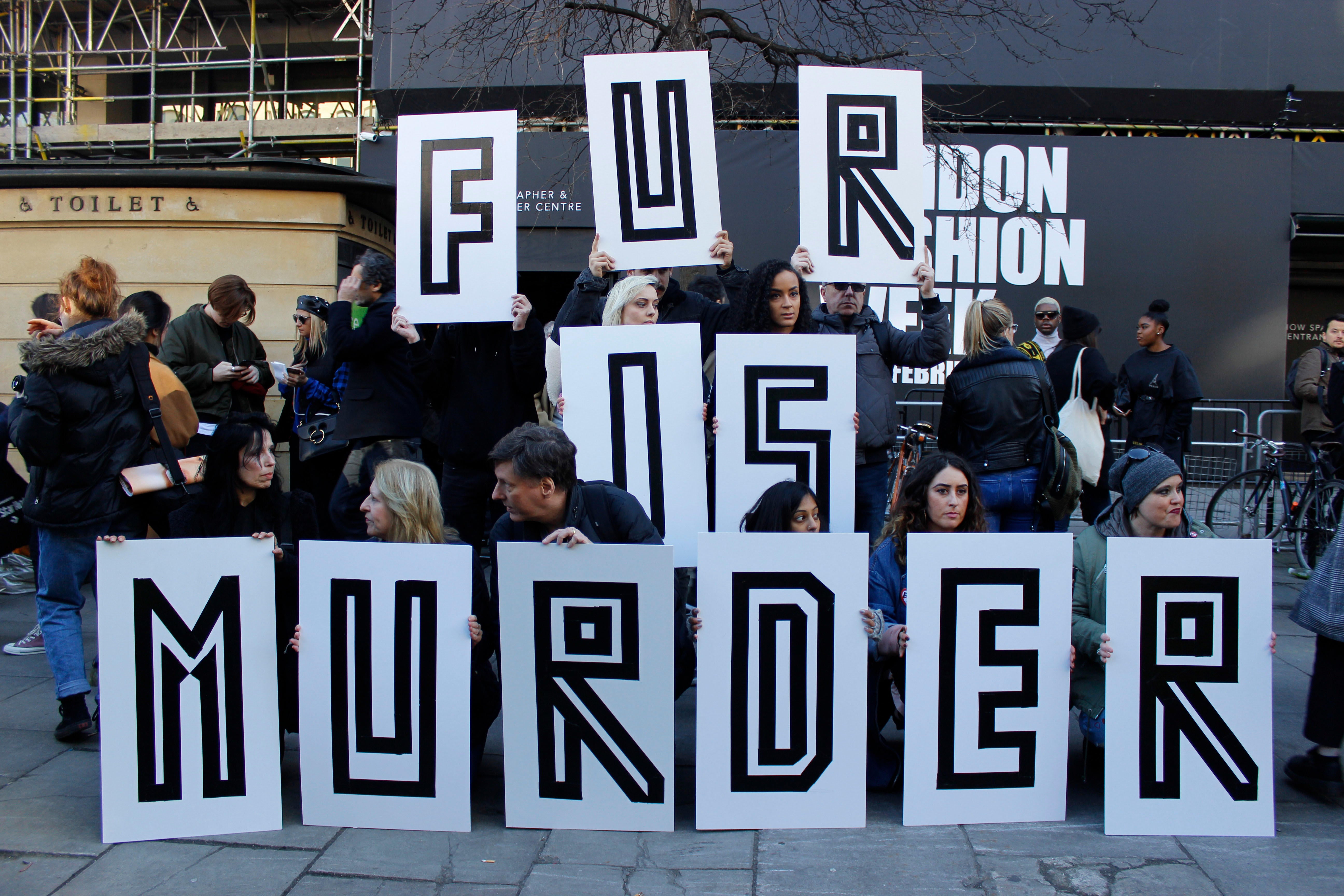 London Fashion Week banned the use of fur and exotic skin in November 2024