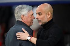 Carlo Ancelotti says Real Madrid only have a ‘small advantage’ over Man City