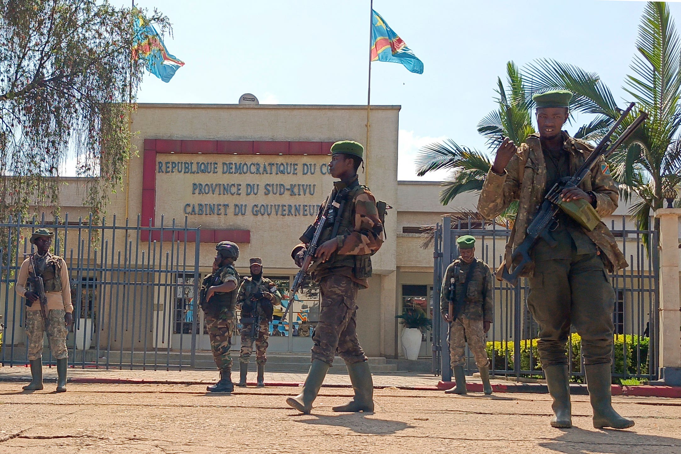 Rwandan-backed rebel group M23 has taken over two cities in eastern Congo (Janvier Barhahiga/AP)