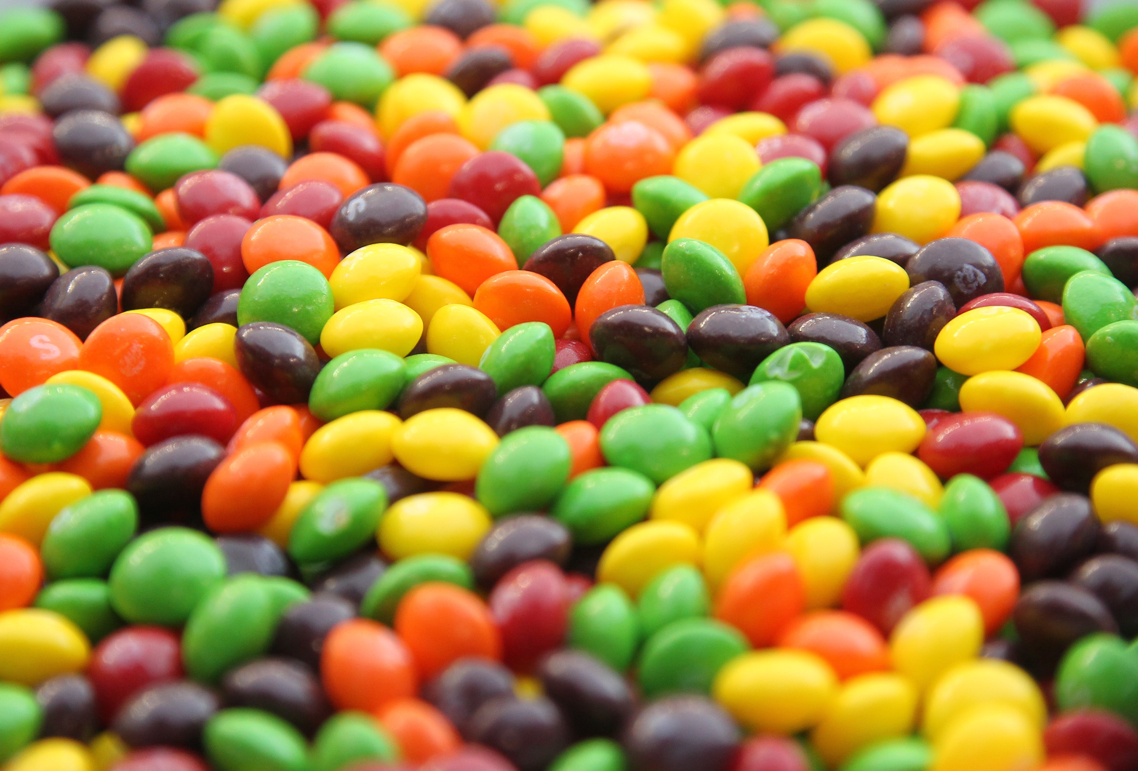 A closeup of a bowl of Skittles on December 24, 2011, in Seattle, Washington. A new Florida bill proposes to ban some additives used in the candy