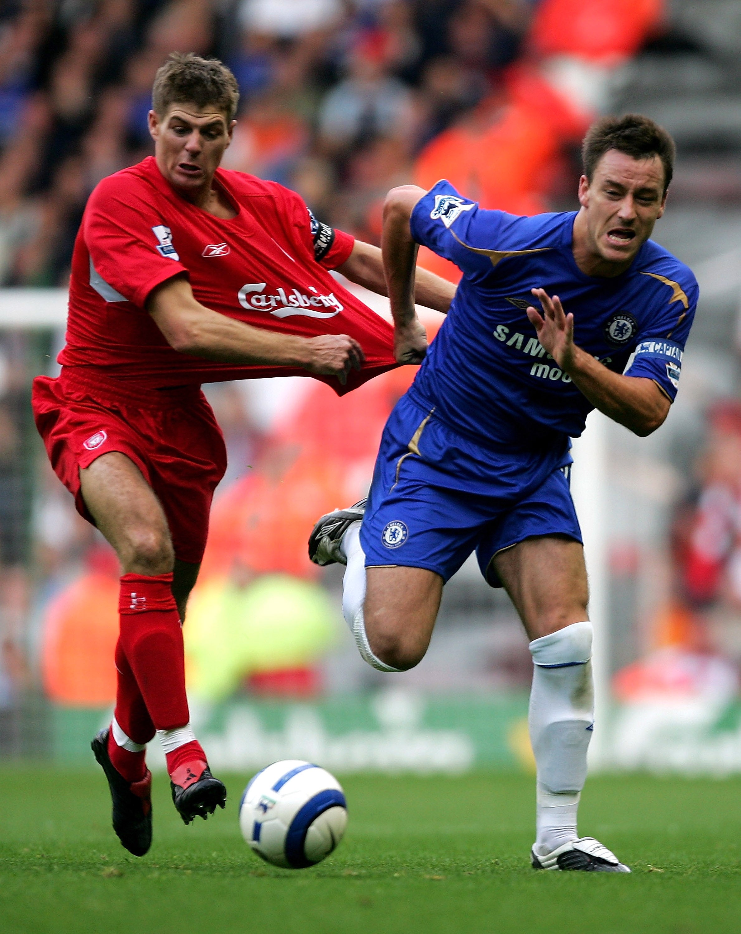 Steven Gerrard and John Terry were having battles at the time