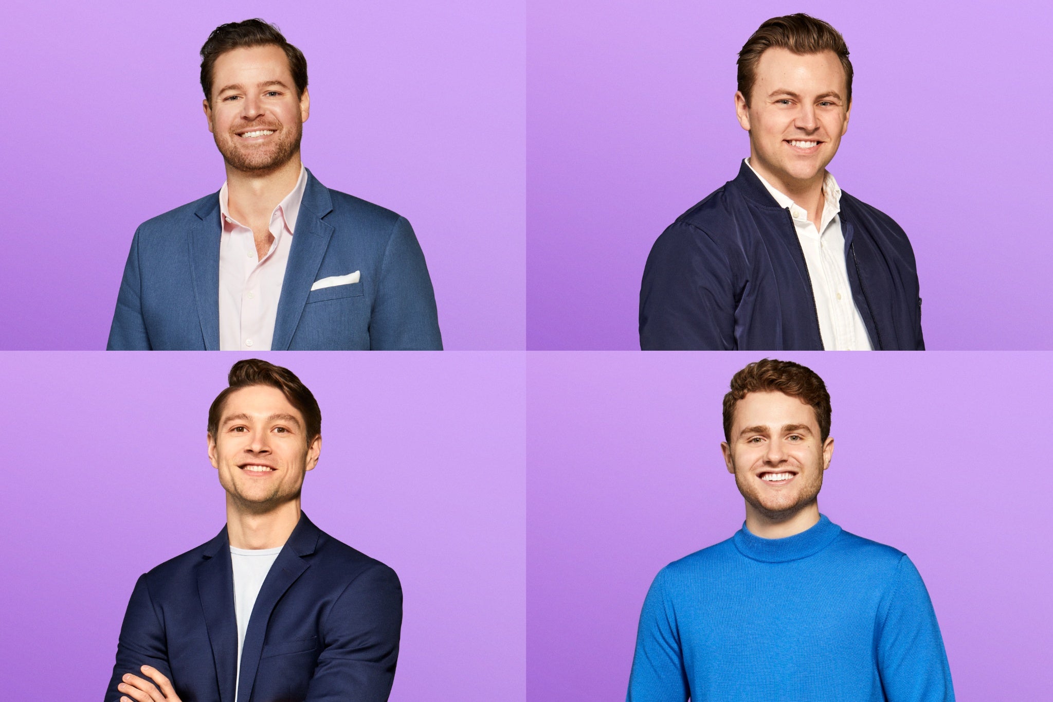 (From left to right, top to bottom): Dave, Daniel, Mason, and Alex were all accused of sharing similar looks