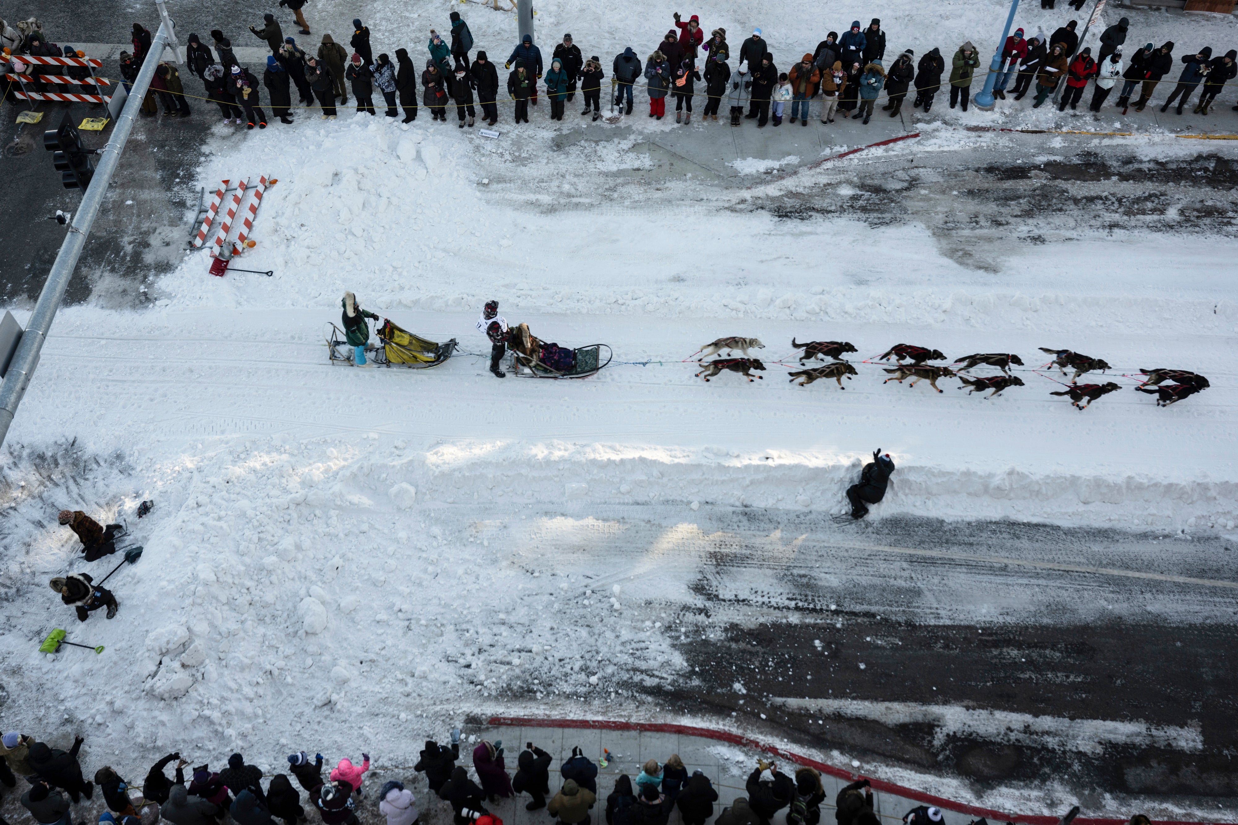 The ceremonial start of the race