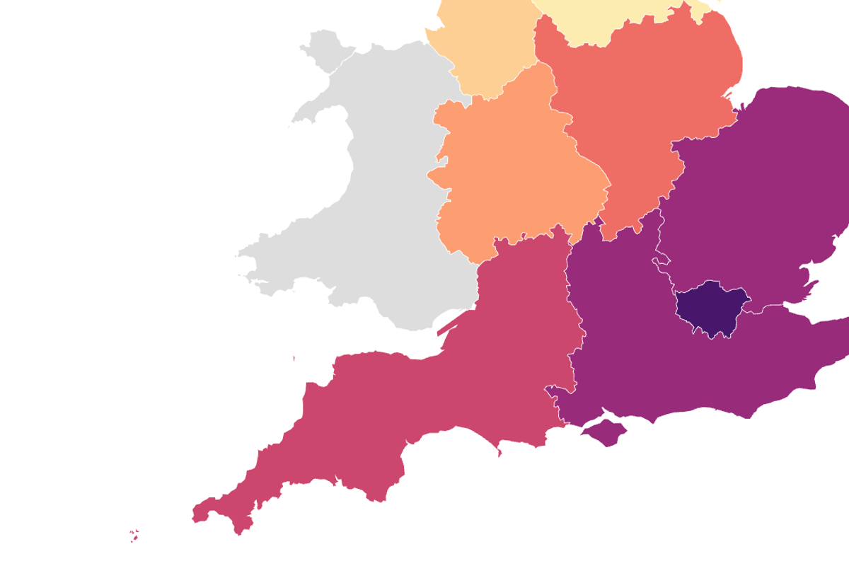 Mapped: The areas of England and Northern Ireland where stamp duty rises will hit hardest Mapped: The areas of England and Northern Ireland where stamp duty rises will hit hardest