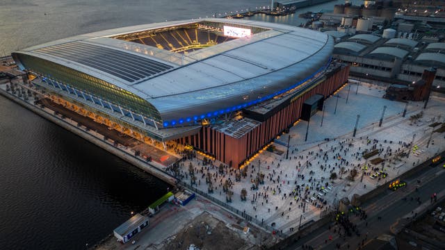 <p>Bramley Moore Dock will be the new home of Everton Football Club </p>