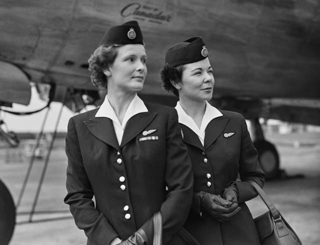 <p>Airlines in the UK and US had strict stewardess rules in the 1950s</p>