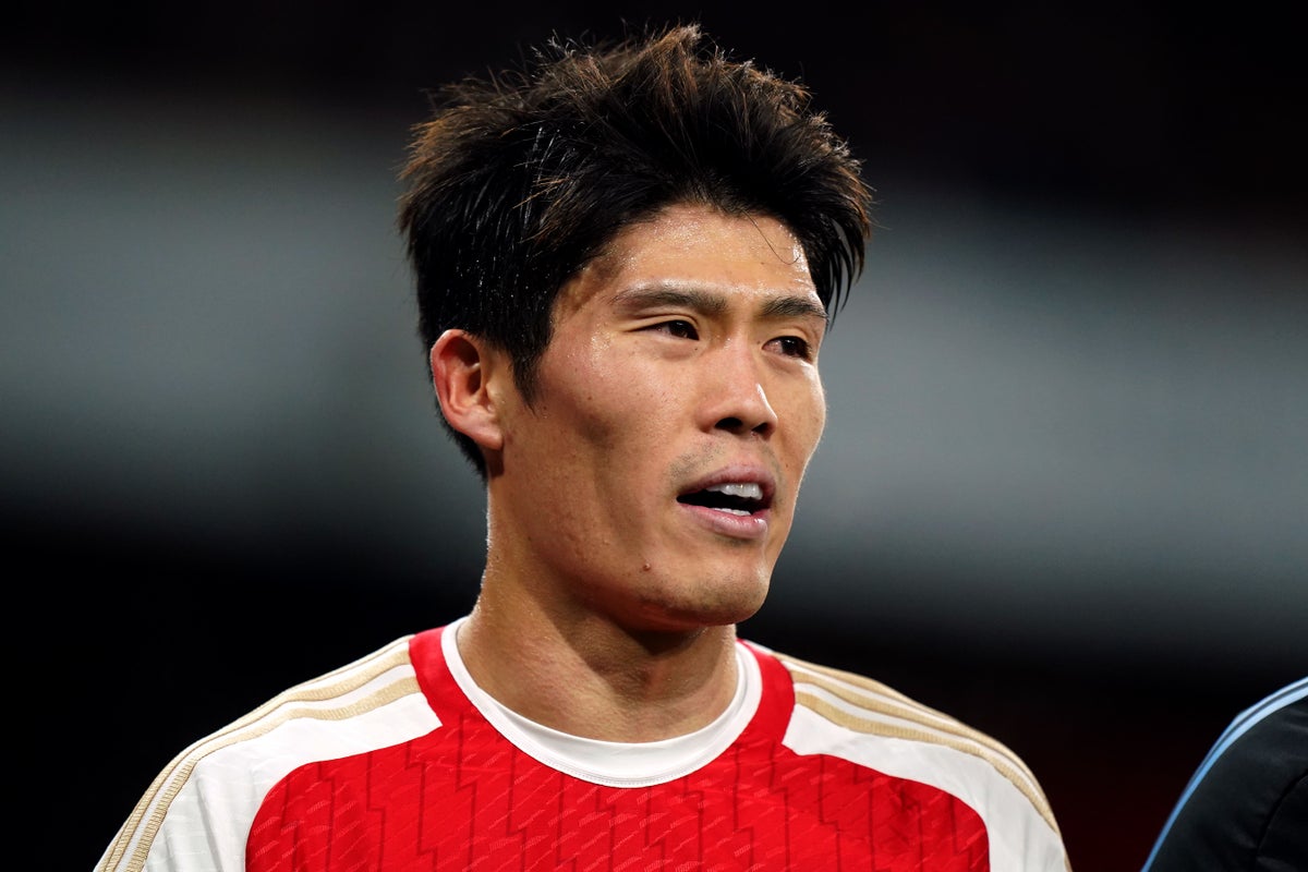 Arsenal defender Takehiro Tomiyasu out for rest of season after knee surgery