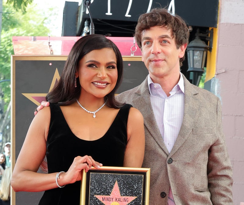 BJ Novak roasts ‘superficial’ ex Mindy Kaling at her Walk of Fame ceremony