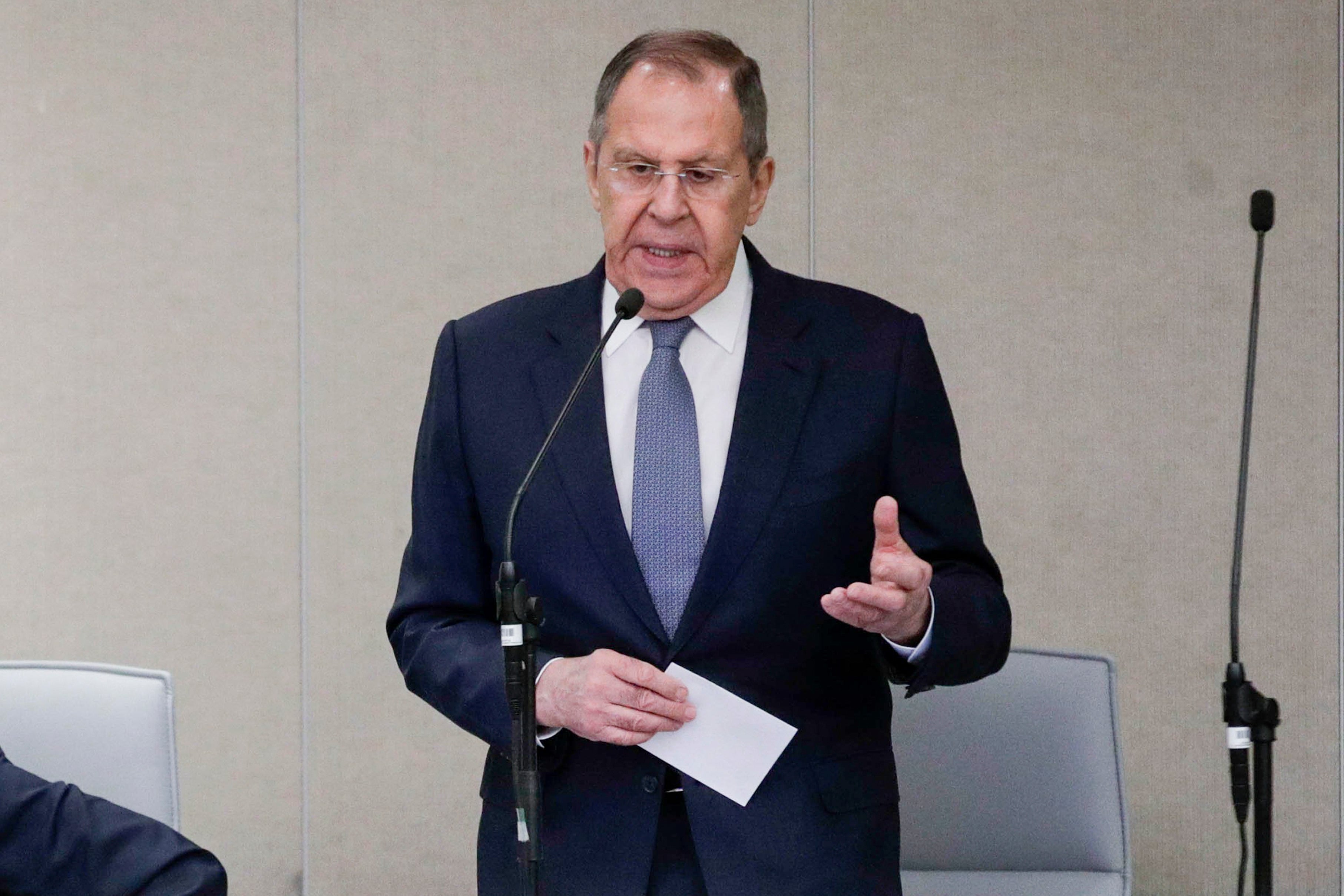 Sergey Lavrov, the minister of foreign affairs for Russia, said President Donald Trump ‘understands’ Russia’s position on Ukraine