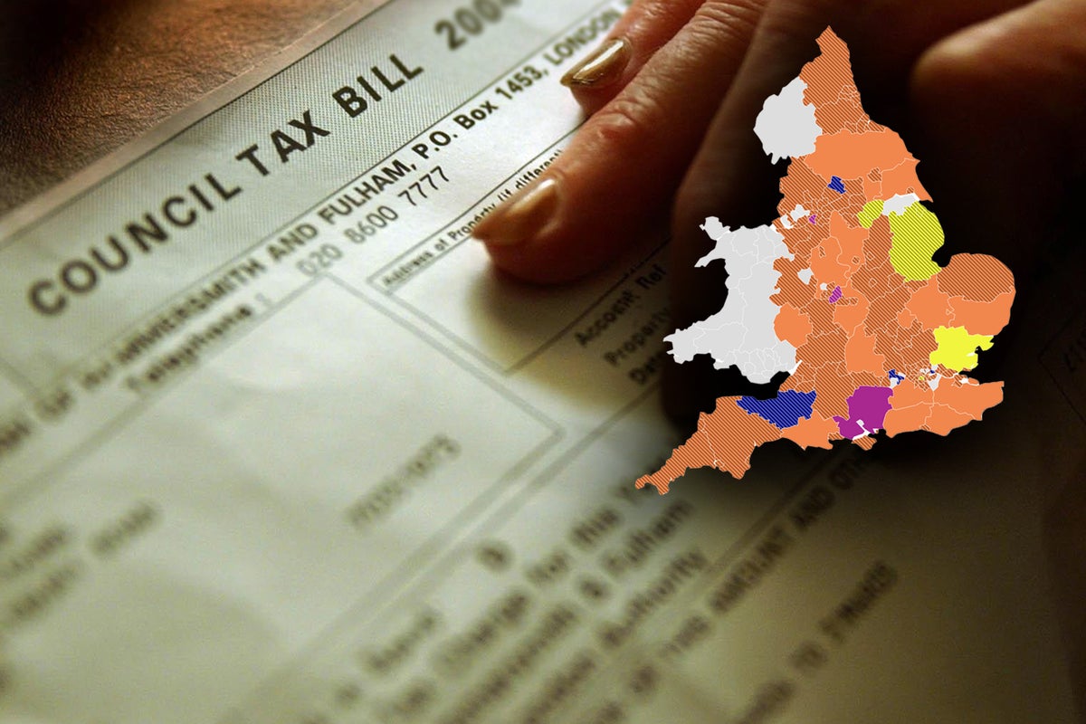 Council tax checker: Use our interactive map to find out how much yours ...
